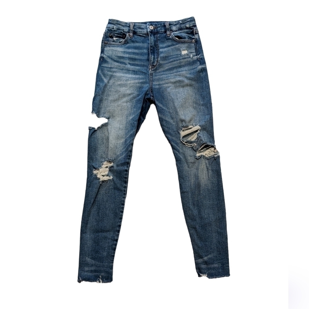 American Eagle Super stretch /Super Hi Rise Blue jeans size 4